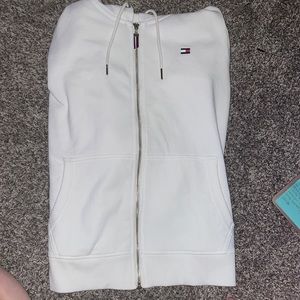 white Tommy Hilfiger jacket